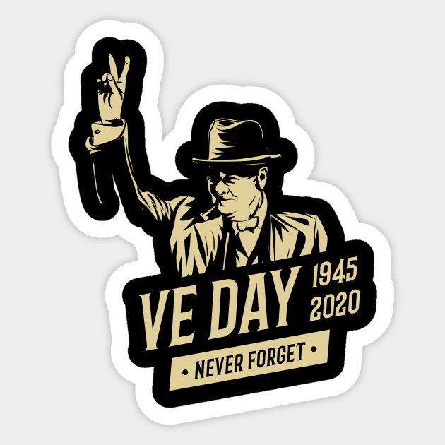 ve day t shirt Sticker by Smallpine